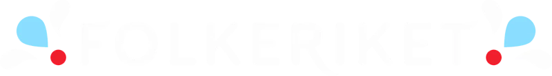 Folkeriket logo transp white