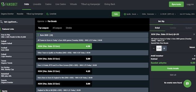 Fansbet fan boosts