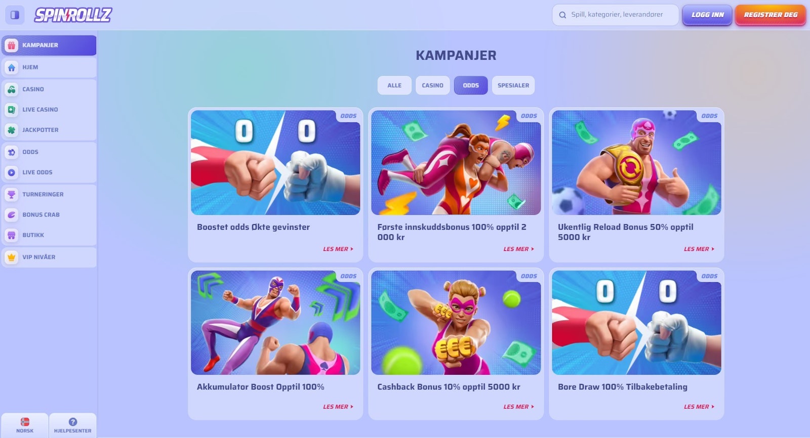 Spinrollz kampanjer sport