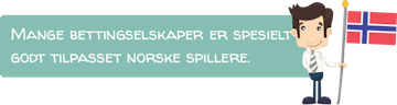 Ratch bettingseleskaper tilpasset norske spillere
