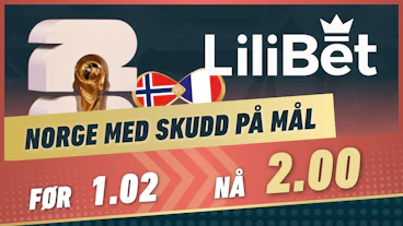 Norge skudd pa mal mot Frankrike