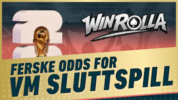Ferske odds for vm sluttspill winrolla