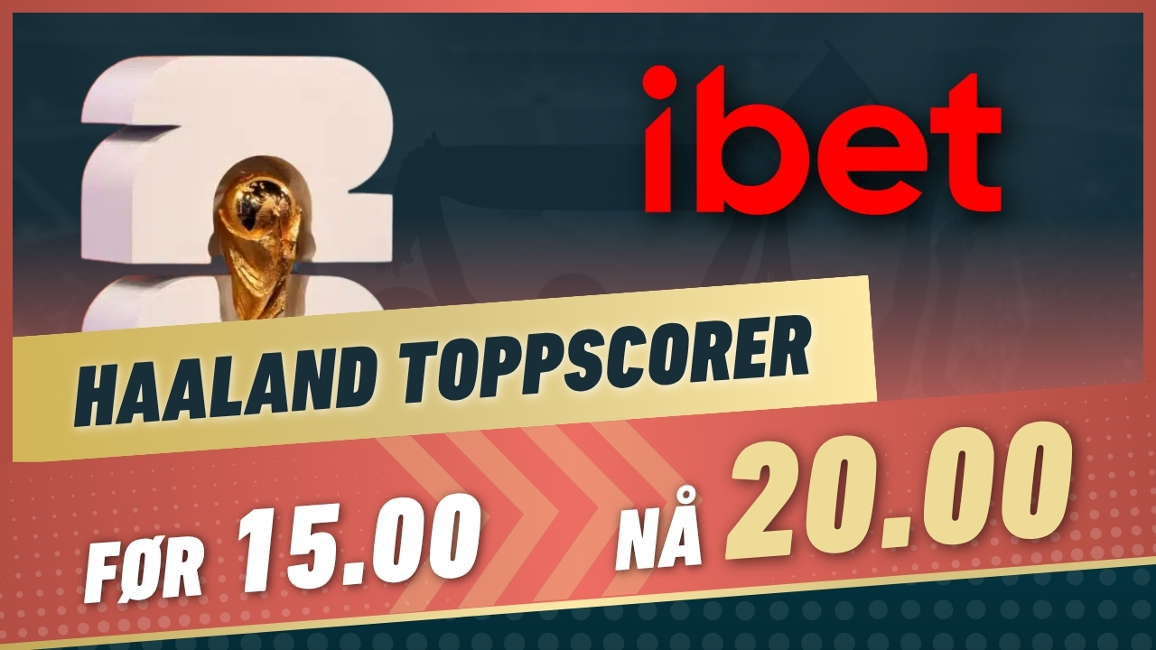 Ibet oddsboost haaland toppscorer 2