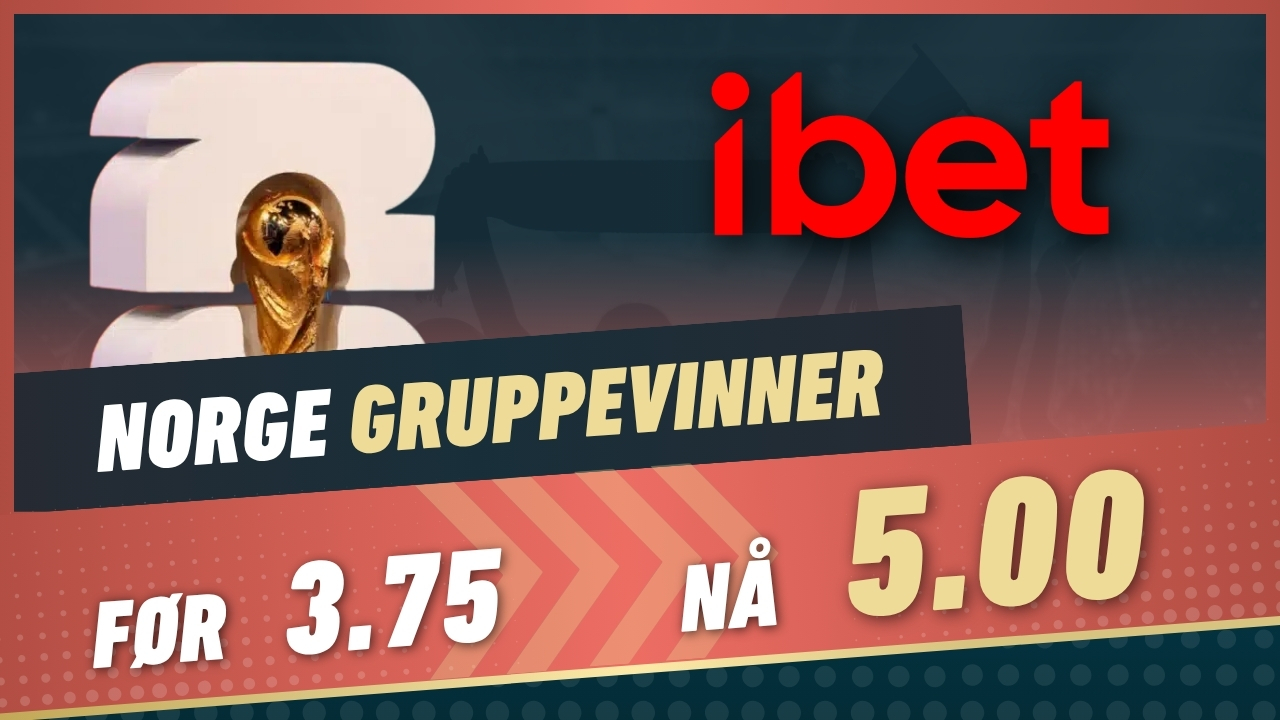 Ibet oddsboost norge gruppevinner