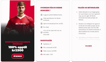 Betista sports bonus